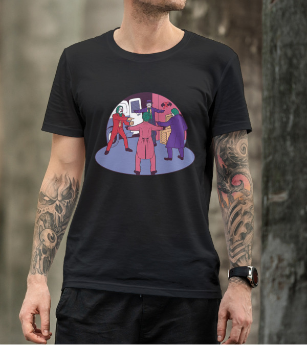 Joker Quartet Pointing Meme T-Shirt