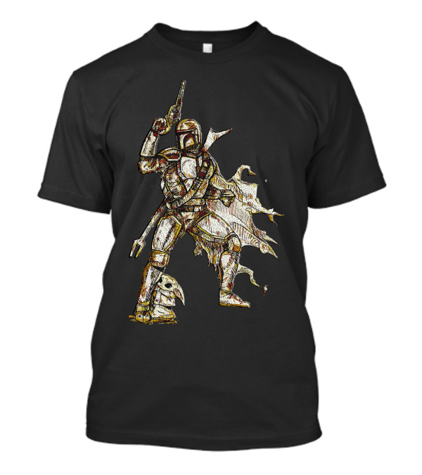 Bounty Hunter Protector Mandalorian Warrior T-Shirt