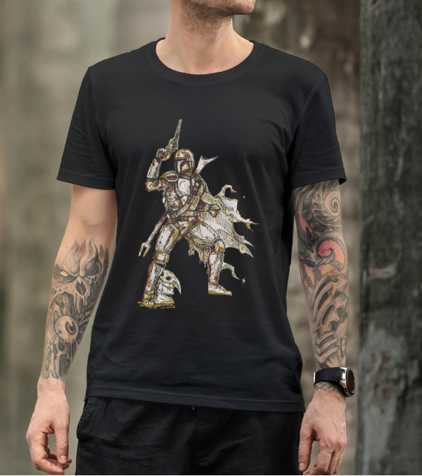 Bounty Hunter Protector Mandalorian Warrior T-Shirt