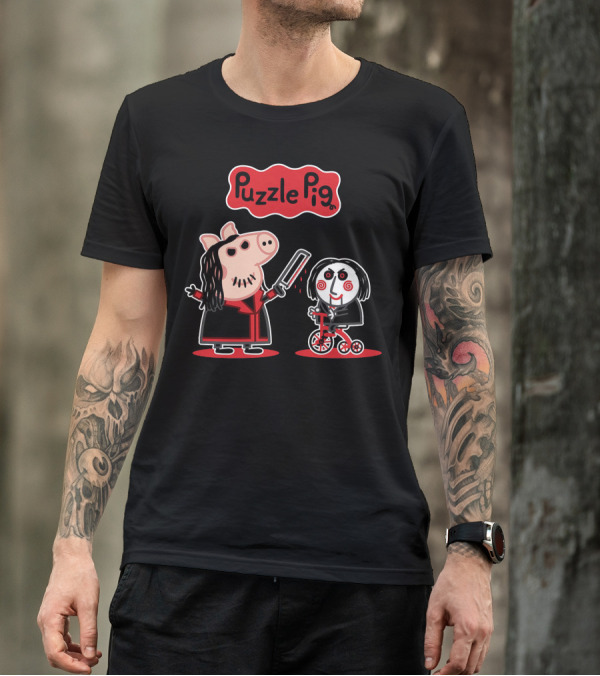 Puzzle Pig Saw T-Shirt