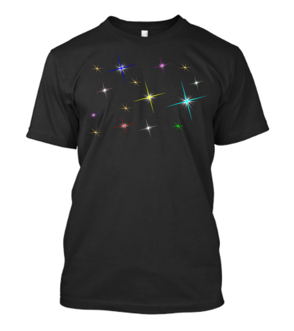 Colorful Sparkling Stars T-Shirt