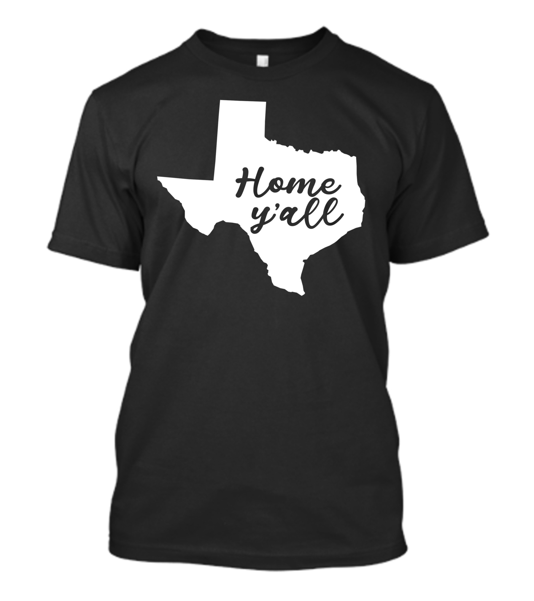 Texas Designs Texan Cowboy Cowgirl Lone Star State Home Y'all T-Shirt
