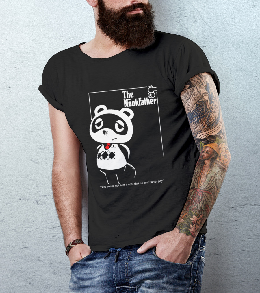 The Nookfather I'm Gonna Put Him A Debt That He Can't Never Pay Panda With Red Tie T-Shirt