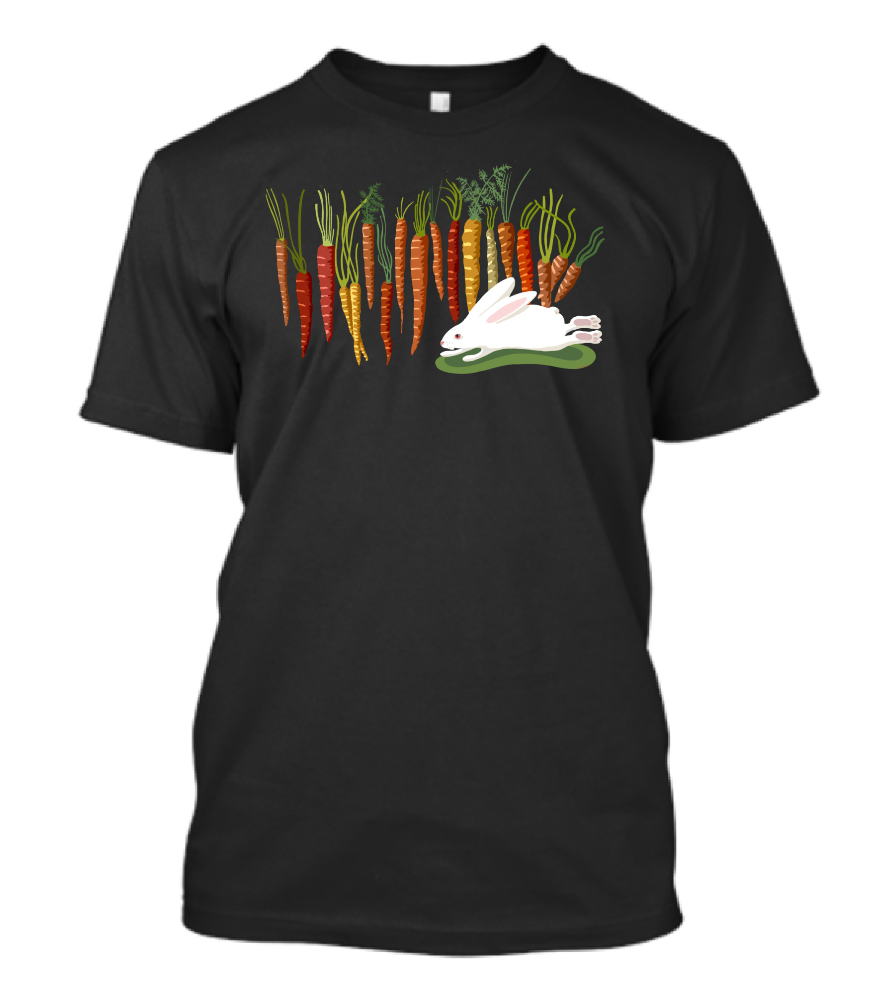 White Rabbit And Vibrant 18 Carrots T-Shirt