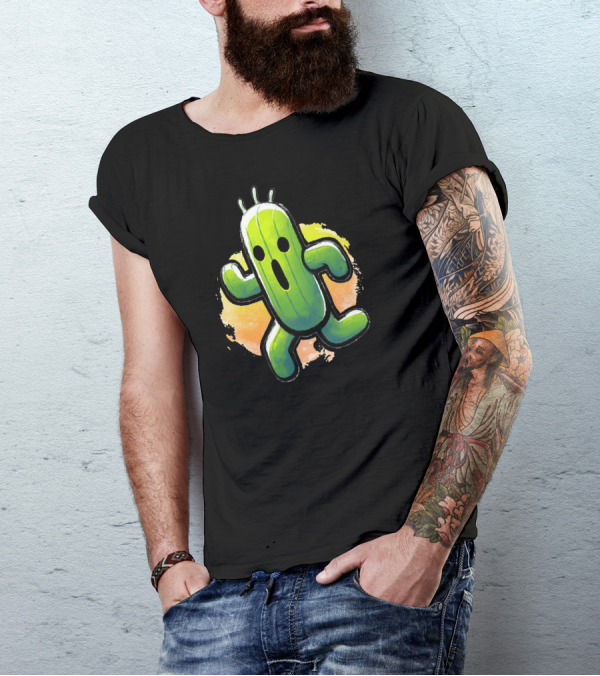 Cactuar 1000 Needles Jumping T-Shirt
