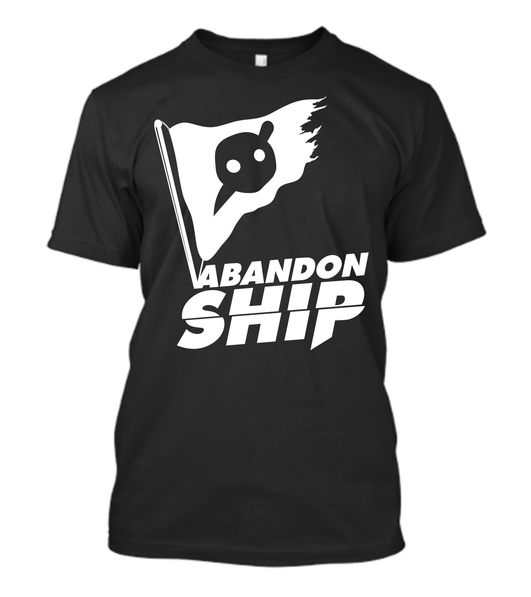 Abandon Ship Distressed Flag T-Shirt
