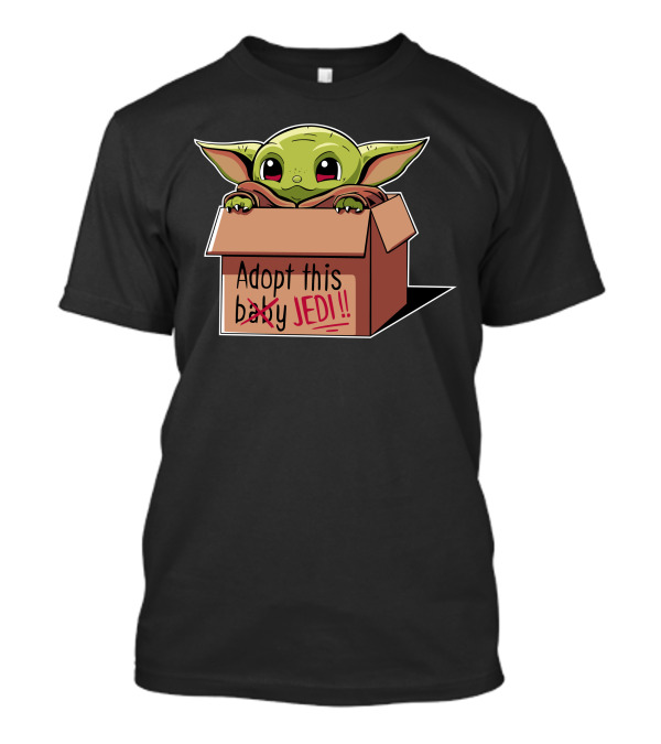 Adopt This Baby Jedi In Box Iconic Star Wars T-Shirt