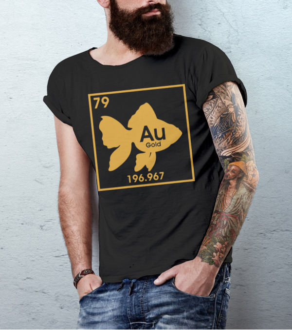79 Au Gold 196.967 Fish Element T-Shirt