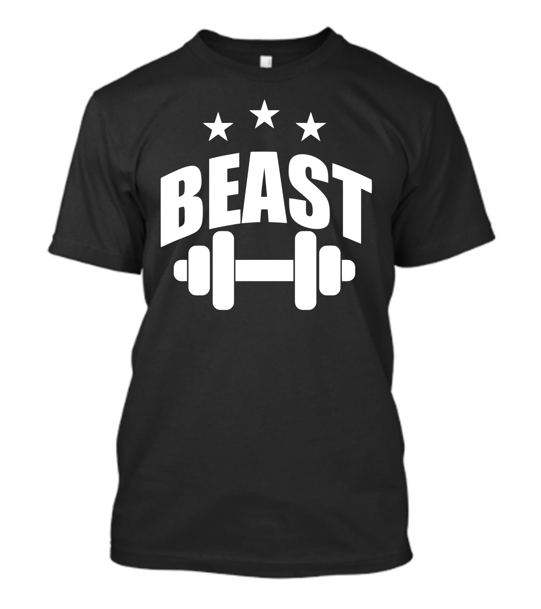 Beast Stars Dumbbell Training Fitness Motivational T-Shirt