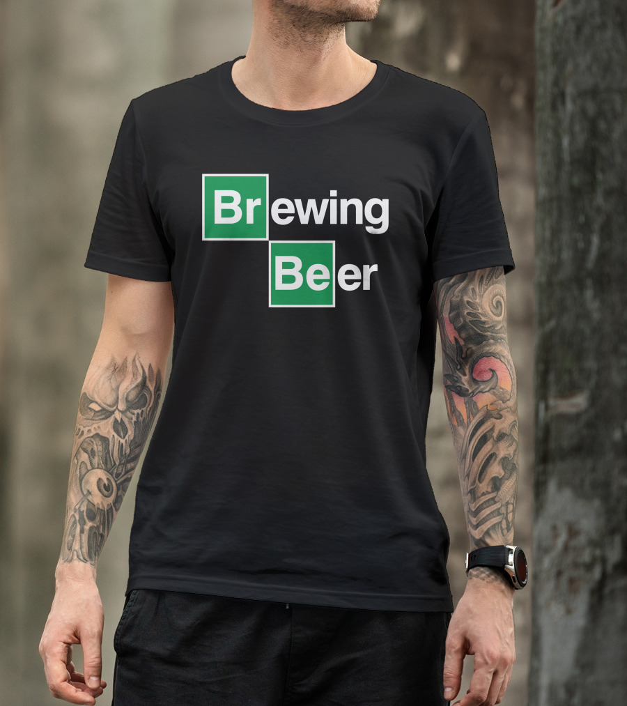 Brewing Beer Breaking Bad Parody Chemistry Elements T-Shirt
