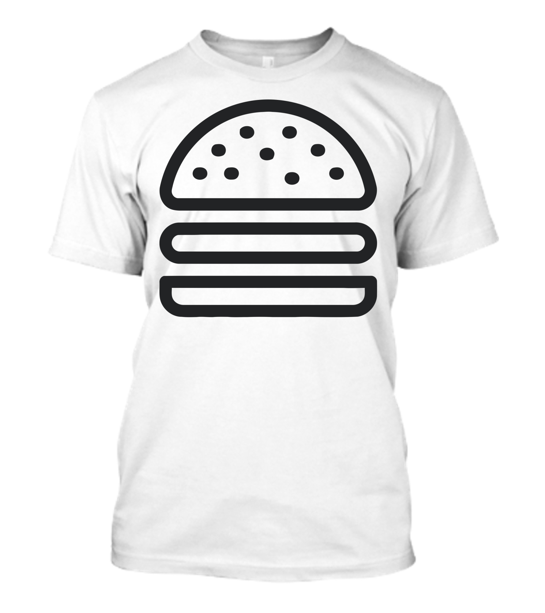 Burger Icon Classic Fast Food T-Shirt