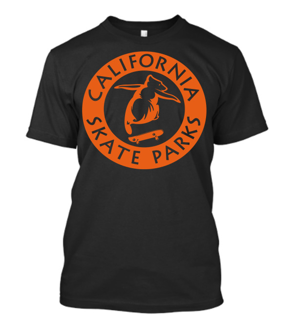 California Skate Parks Bear Logo Skateboarding T-Shirt