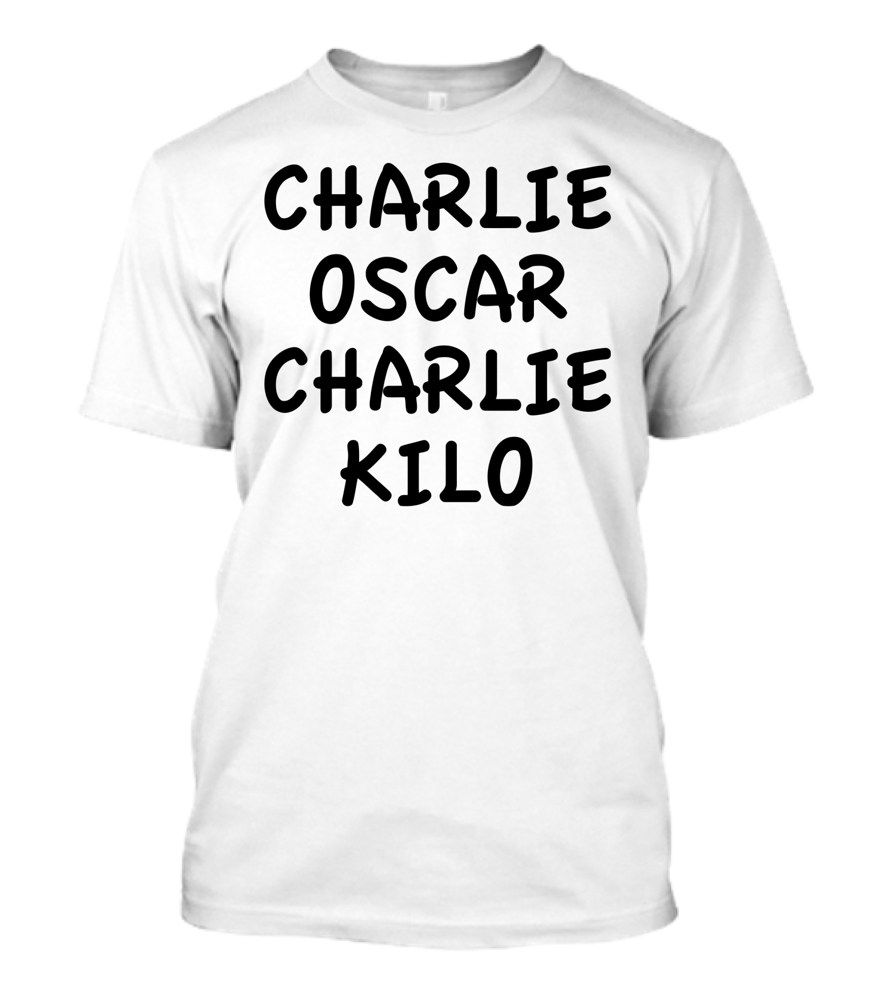Charlie Oscar Charlie Kilo Alphabet Humor T-Shirt