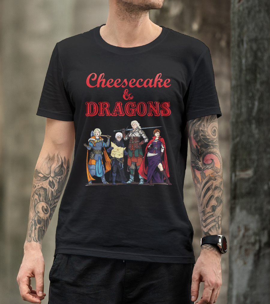 Cheesecake Dragons And Fantasy Characters T-Shirt