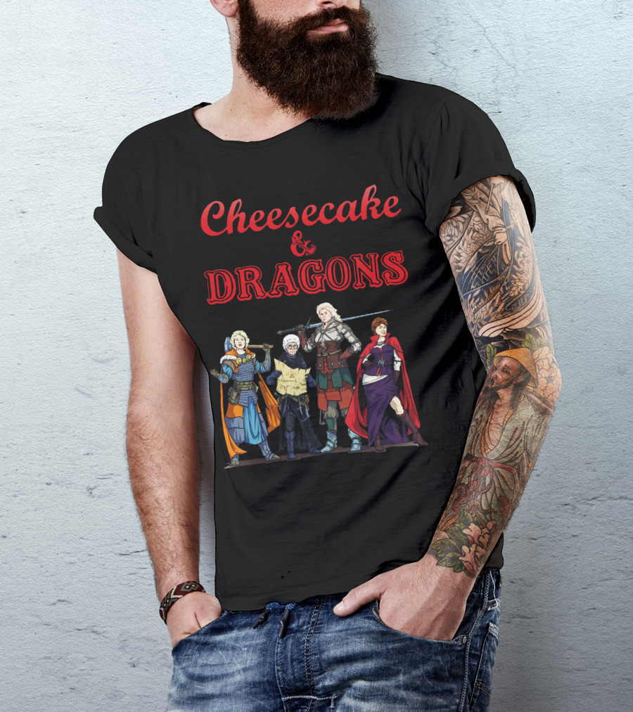 Cheesecake Dragons And Fantasy Characters T-Shirt