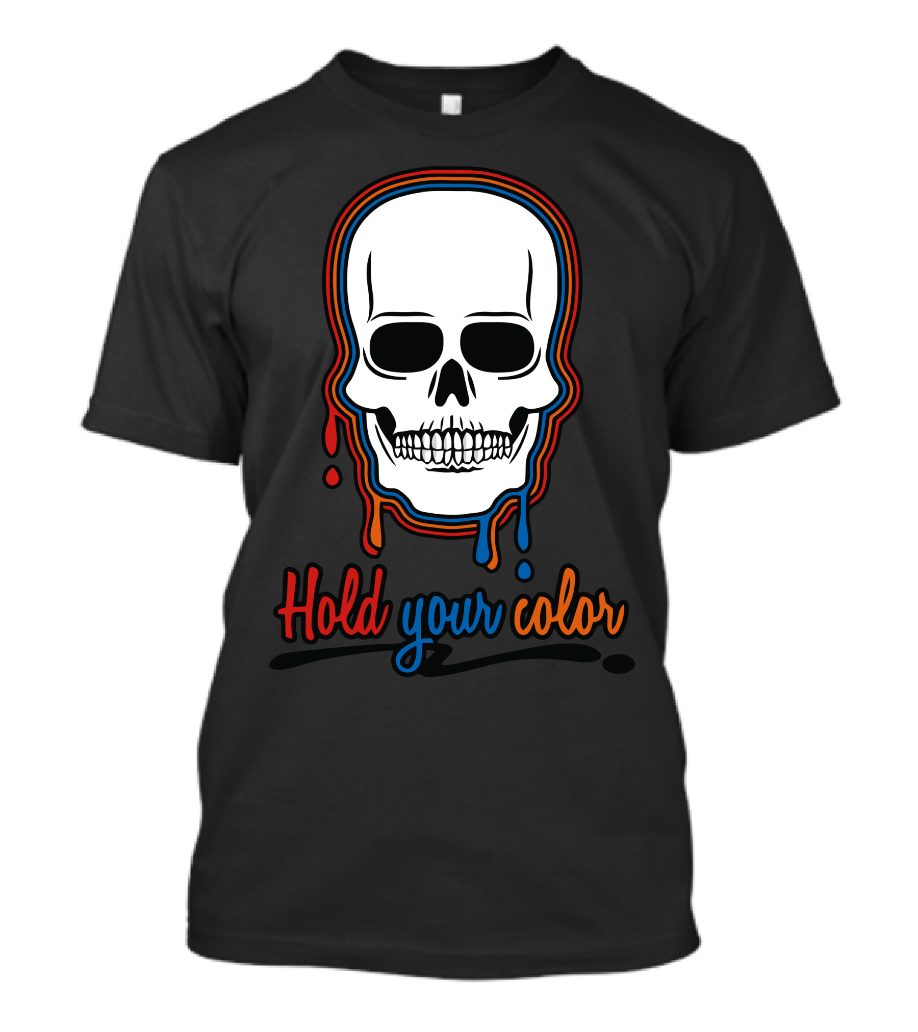 Hold Your Color Skull T-Shirt