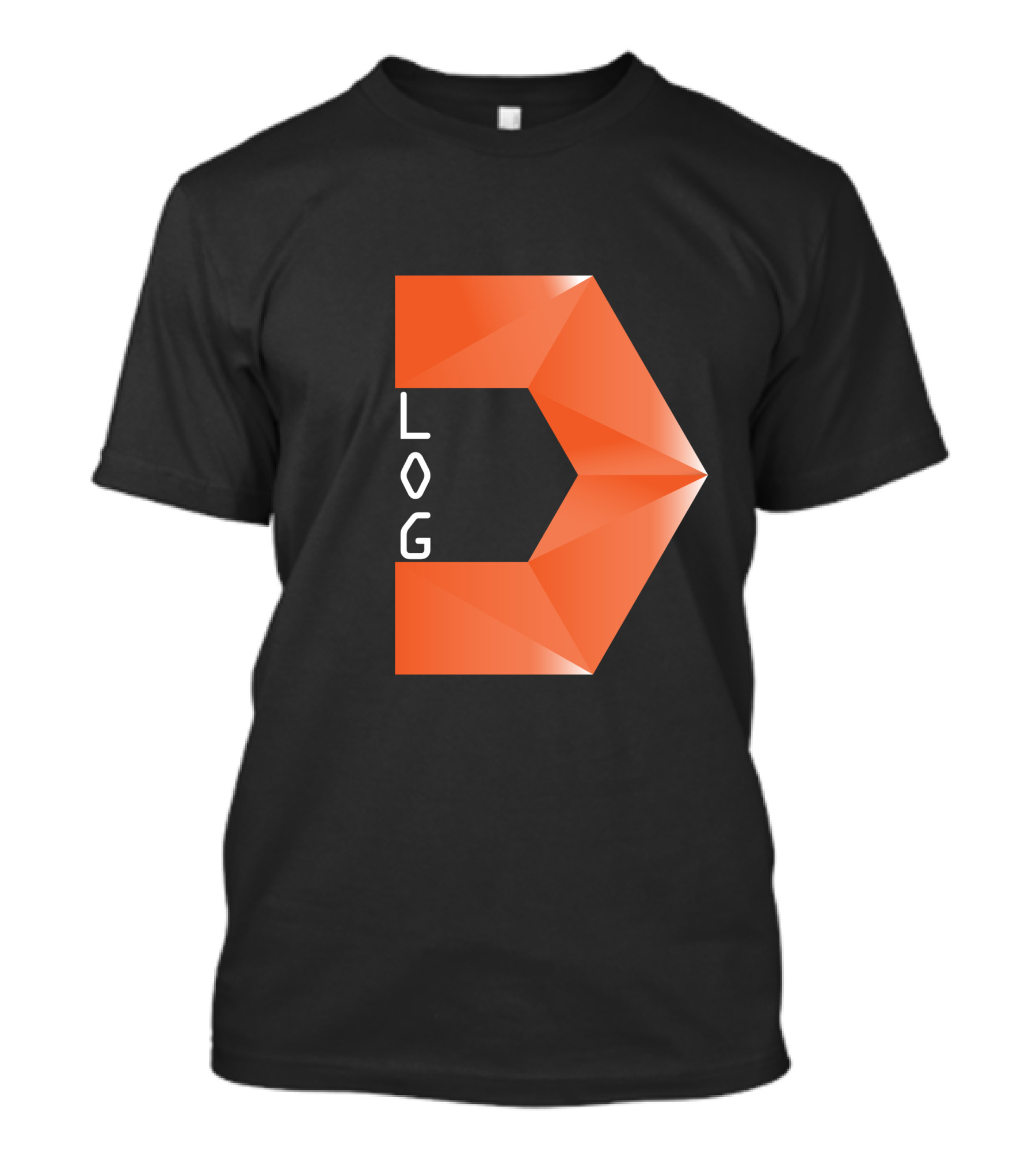 D LOG Orange Geometric T-Shirt