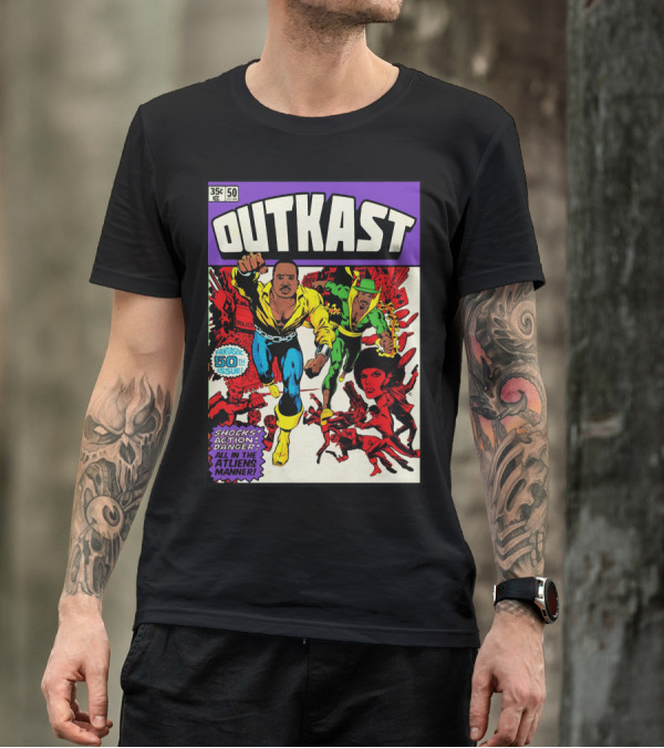 OutKast Fantastic 50th Issue Shocks Action Danger In The Atlien Manner T-Shirt