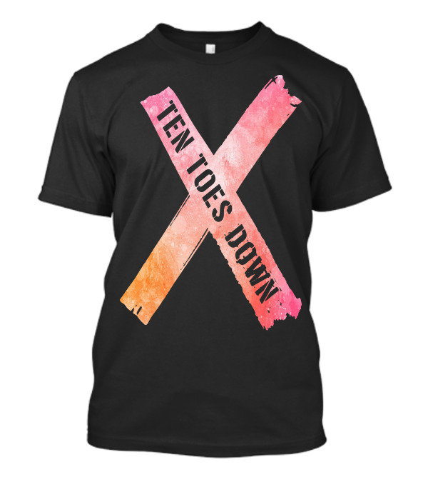 Deestroying Ten Toes Down TTD Merch X Symbol Awesome T-Shirt