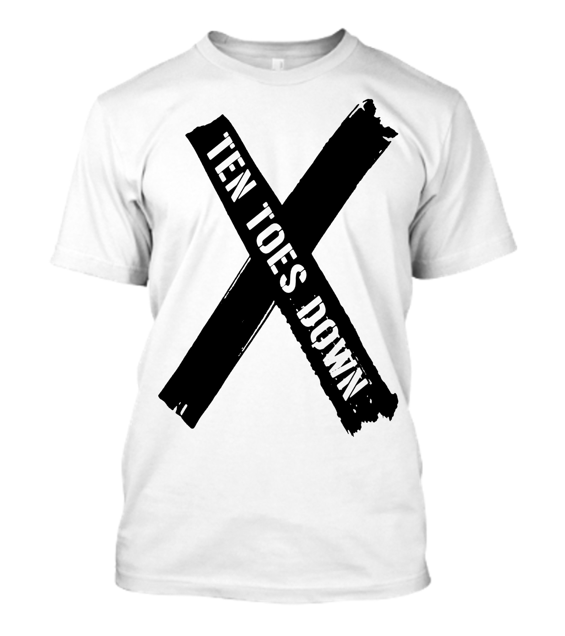 Deestroying Ten Toes Down TTD Merch X T-Shirt