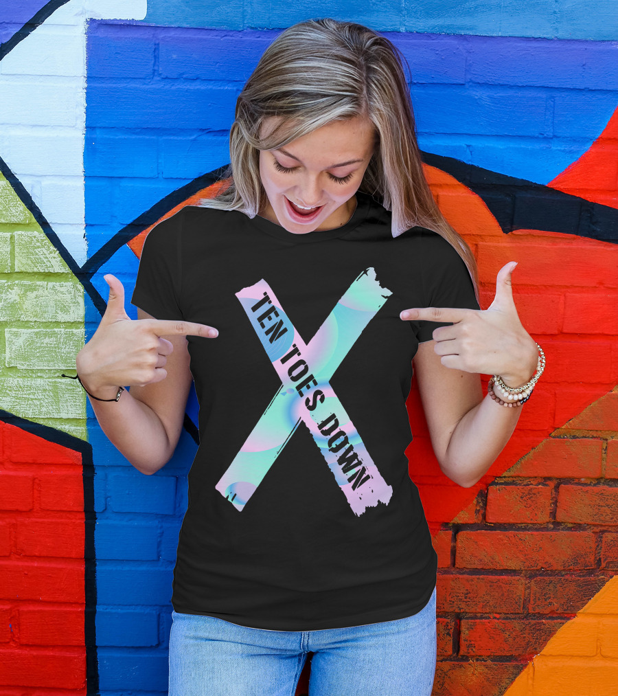 Deestroying Ten Toes Down X Creative Color Merch Ttd T-Shirt