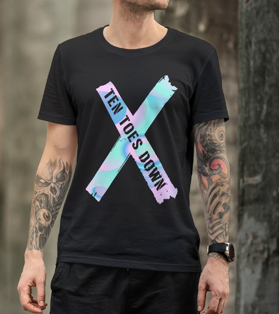 Deestroying Ten Toes Down X Creative Color Merch Ttd T-Shirt