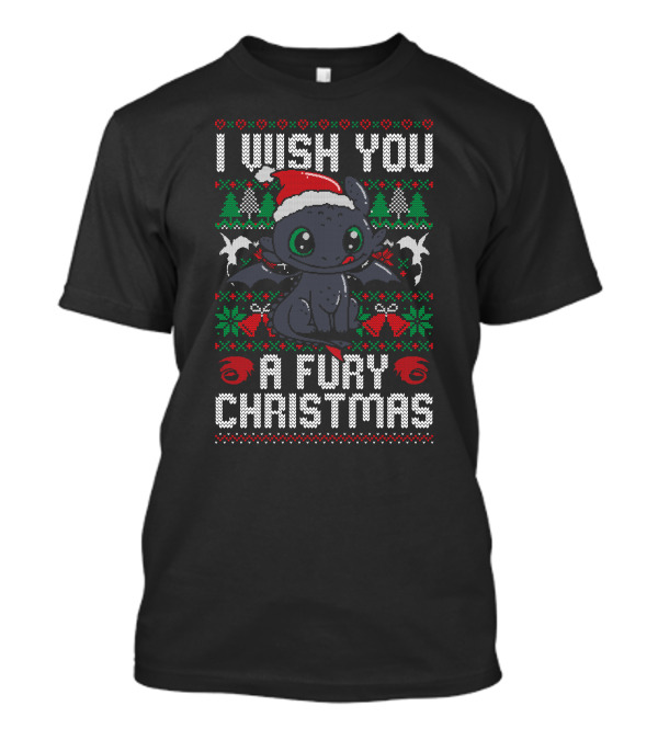 I Wish You A Fury Christmas T-Shirt