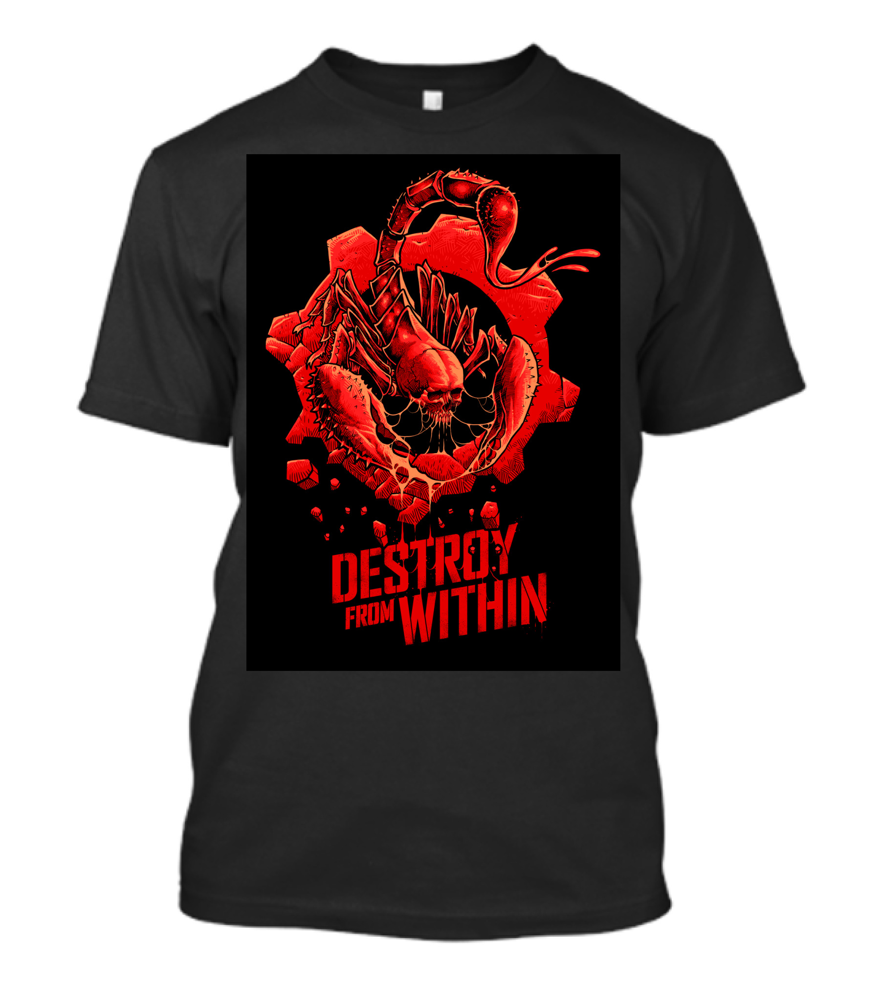 Destroy From Within Gears Scorpion T-Shirt