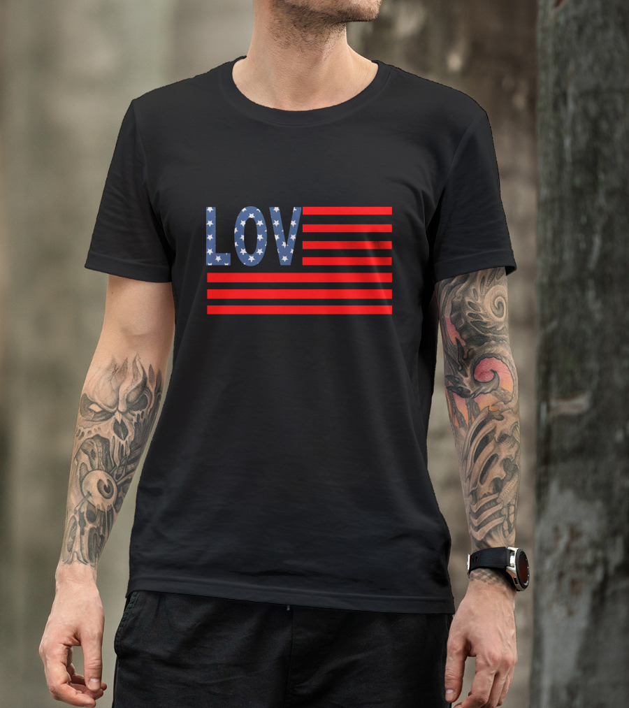 LOV American Flag T-Shirt