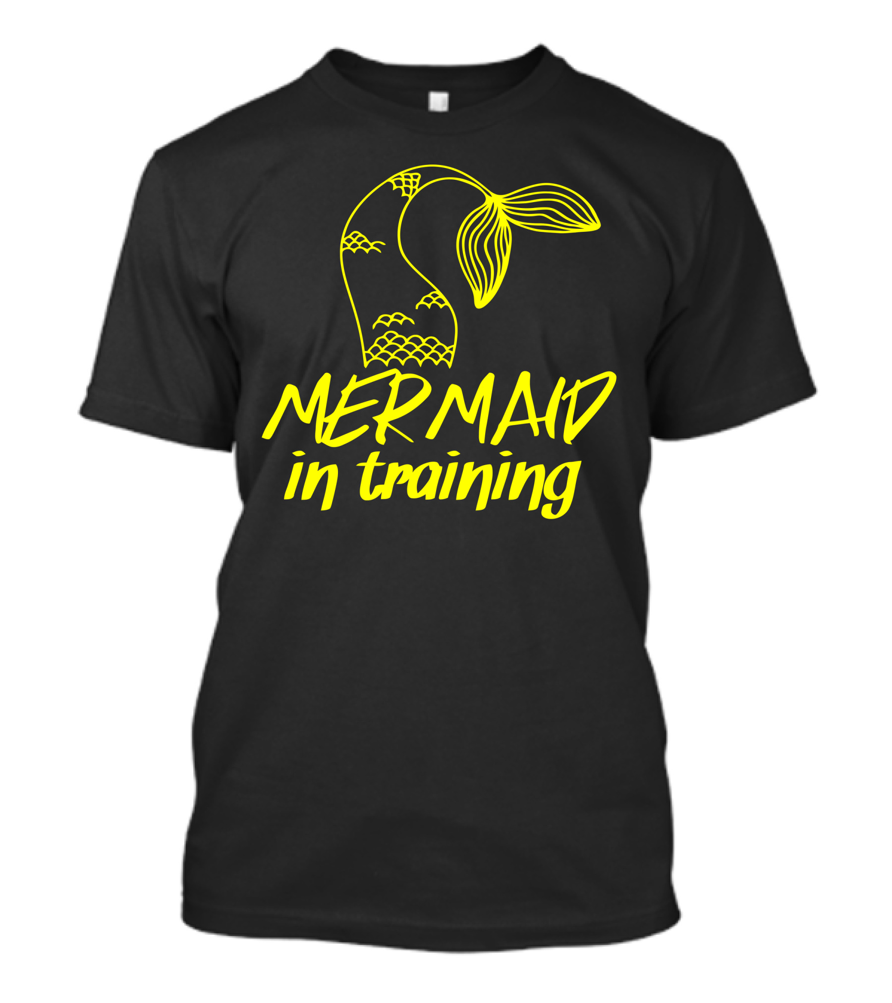 Mermaid In Training Yellow Tail T-Shirt