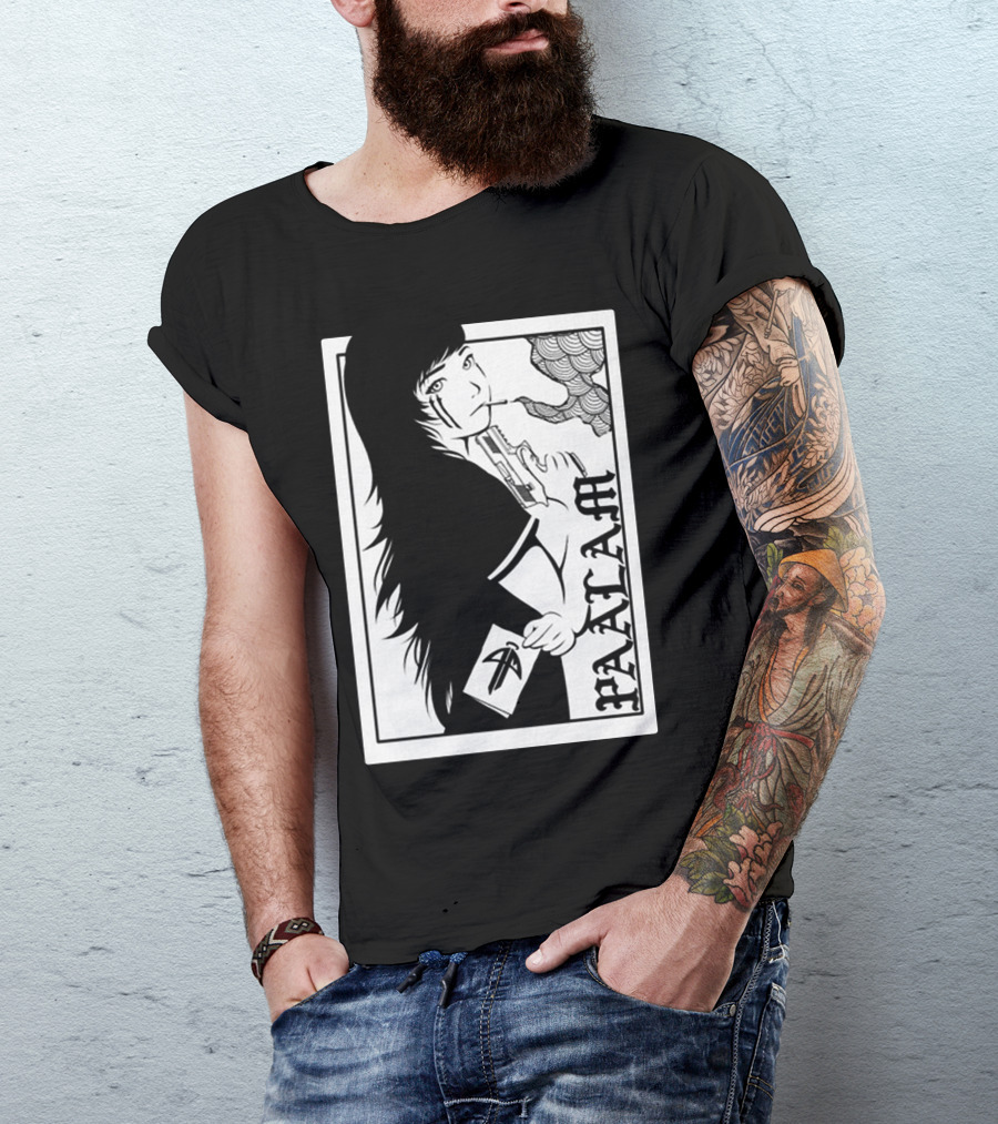 Paalam Playing Card Woman With Gun And Envelope T-Shirt