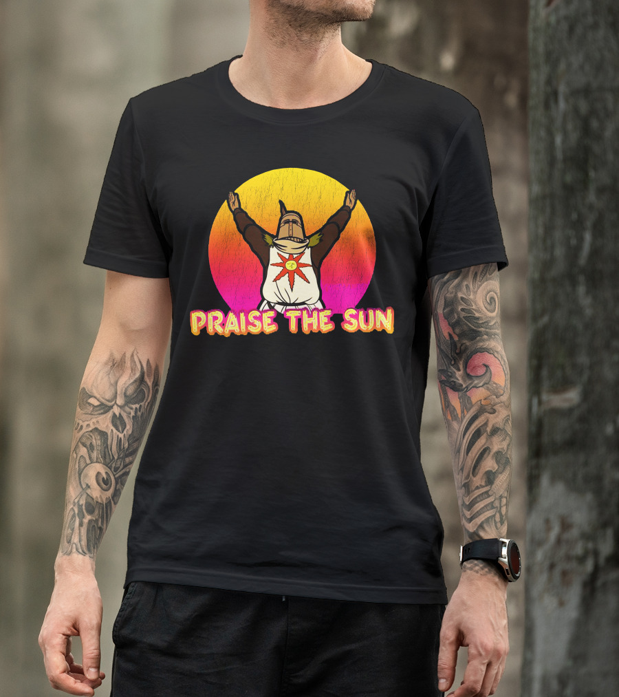 Praise The Sun Solaire Dark Souls Fan T-Shirt