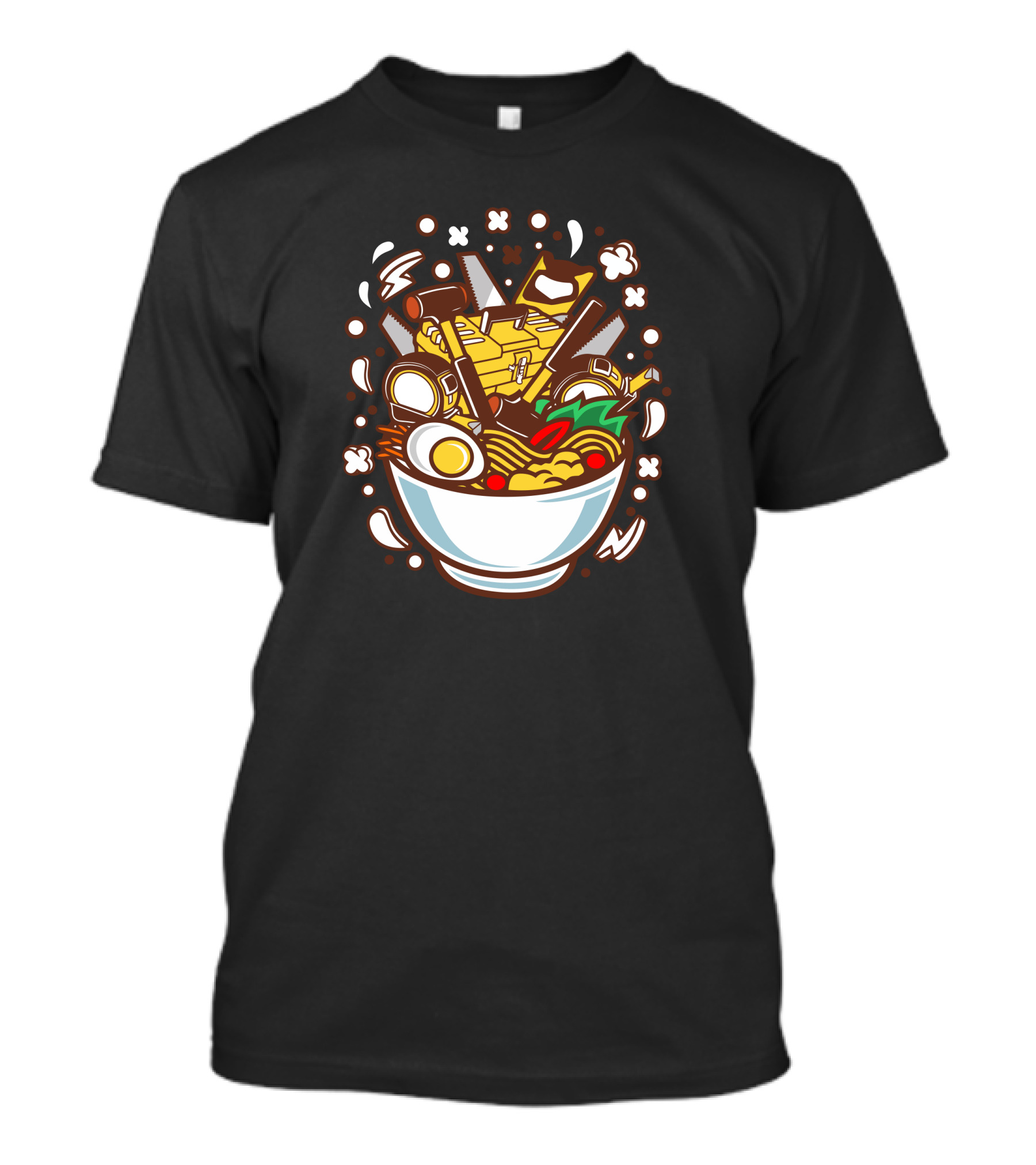 Ramen Tools Bowl Overflowing With Hardware Tools T-Shirt