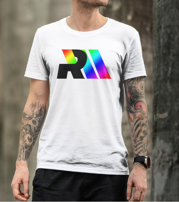 Robert Robix Rainbow Initials T-Shirt