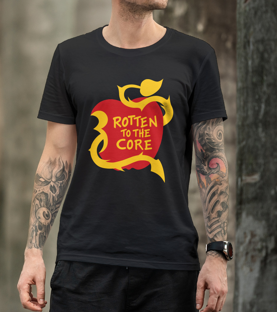 Rotten To The Core Apple With Yellow Vines T-Shirt