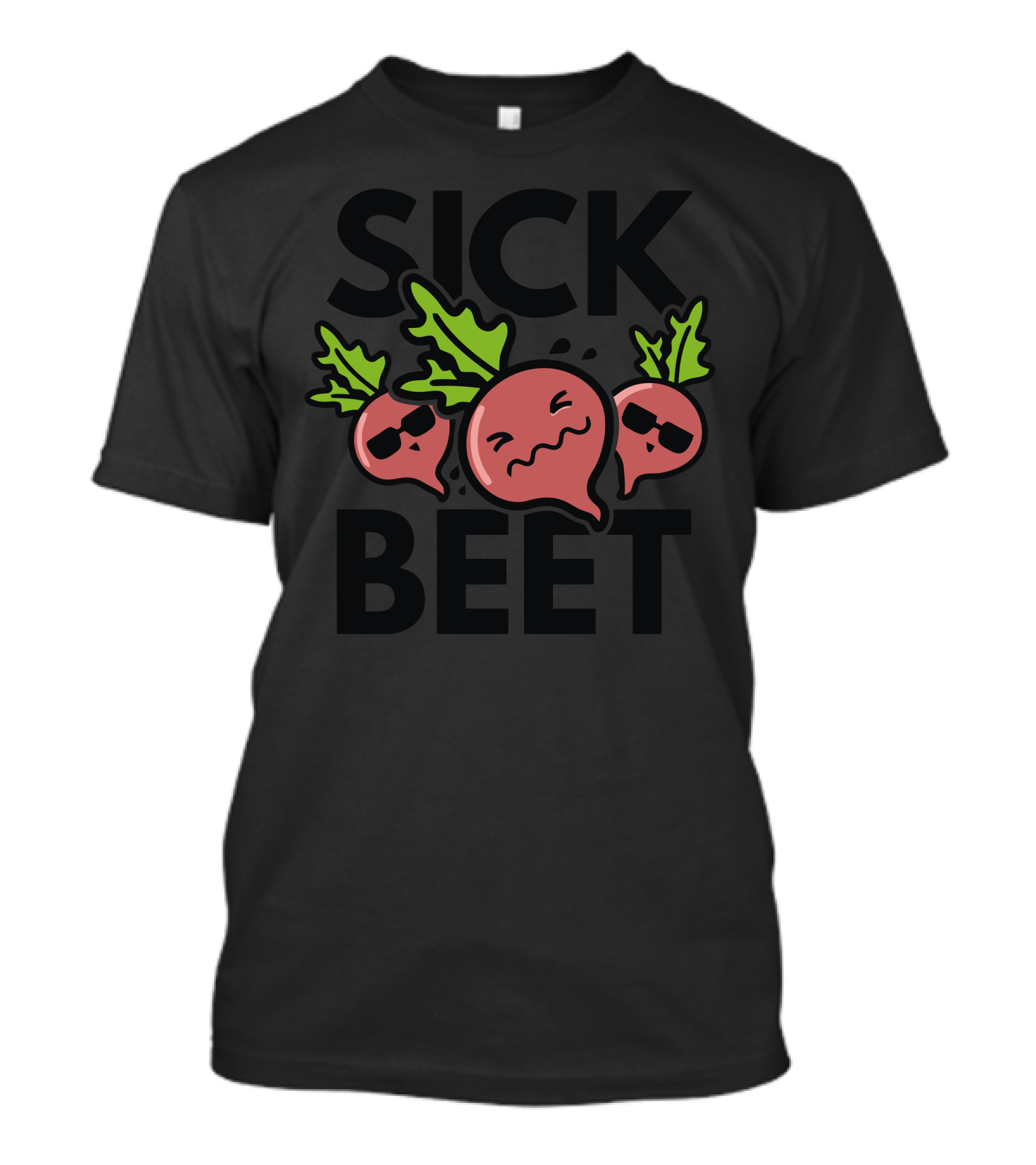 Sick Beet Cute Cartoon Beets With Sunglasses T-Shirt