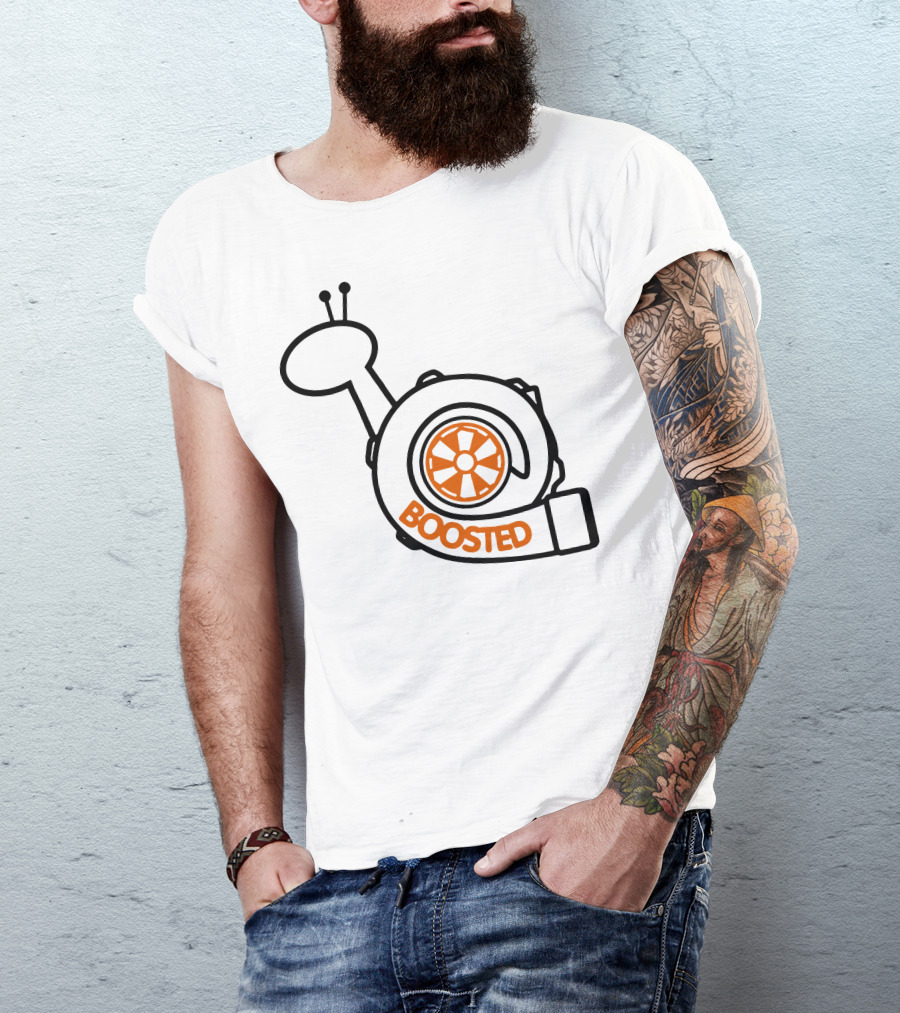 BOOSTED Snail Turbo Charger T-Shirt