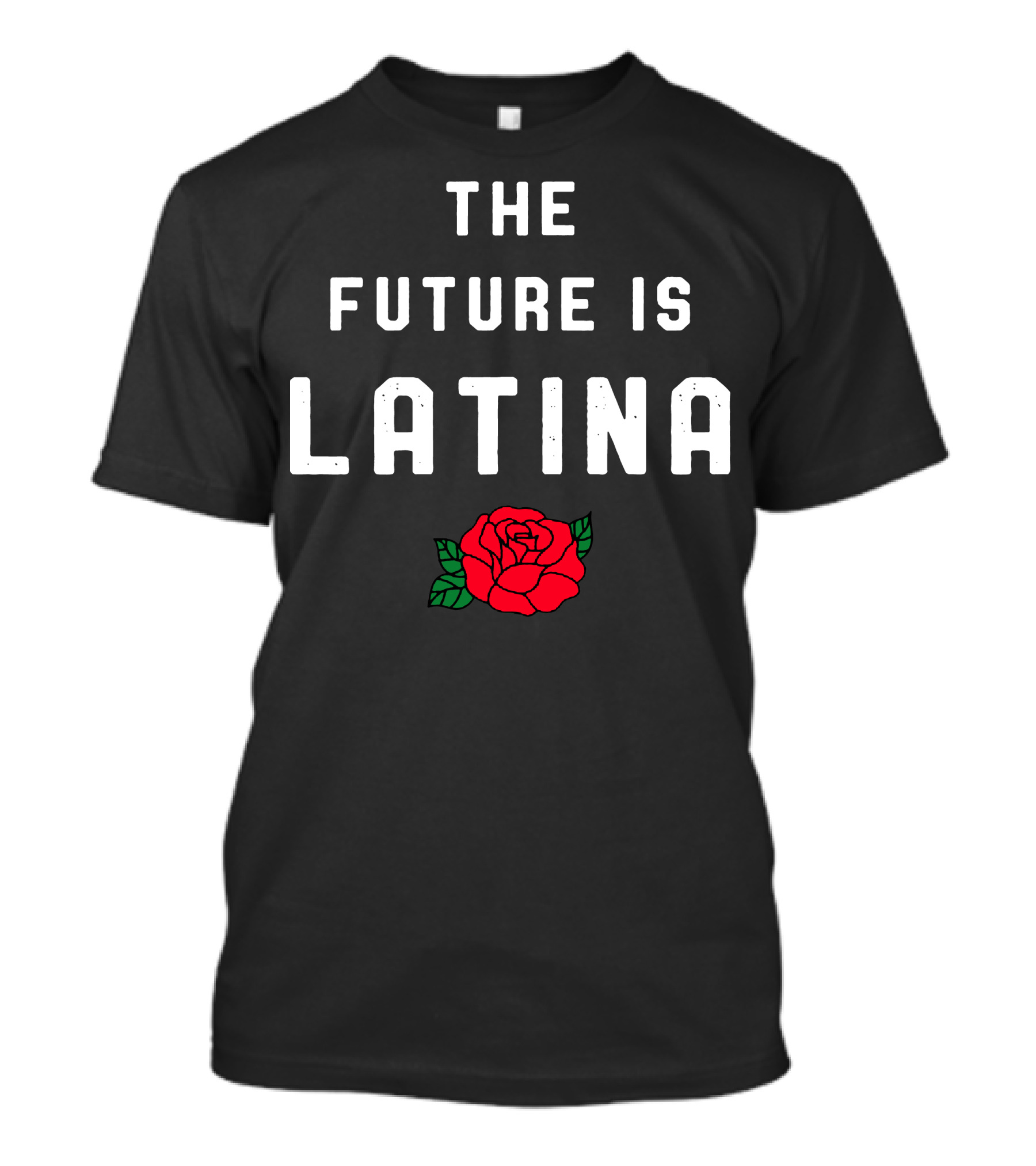 The Future Is Latina Red Rose T-Shirt