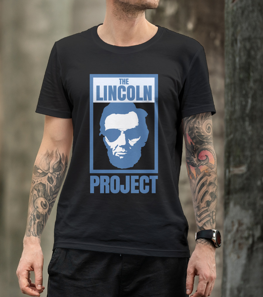 The Lincoln Project Iconic Abraham Lincoln Silhouette With Sunglasses T-Shirt