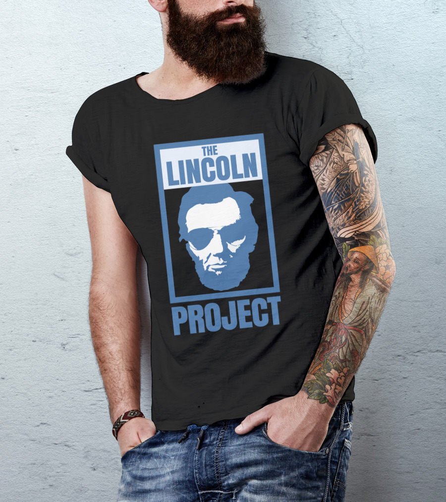 The Lincoln Project Iconic Abraham Lincoln Silhouette With Sunglasses T-Shirt