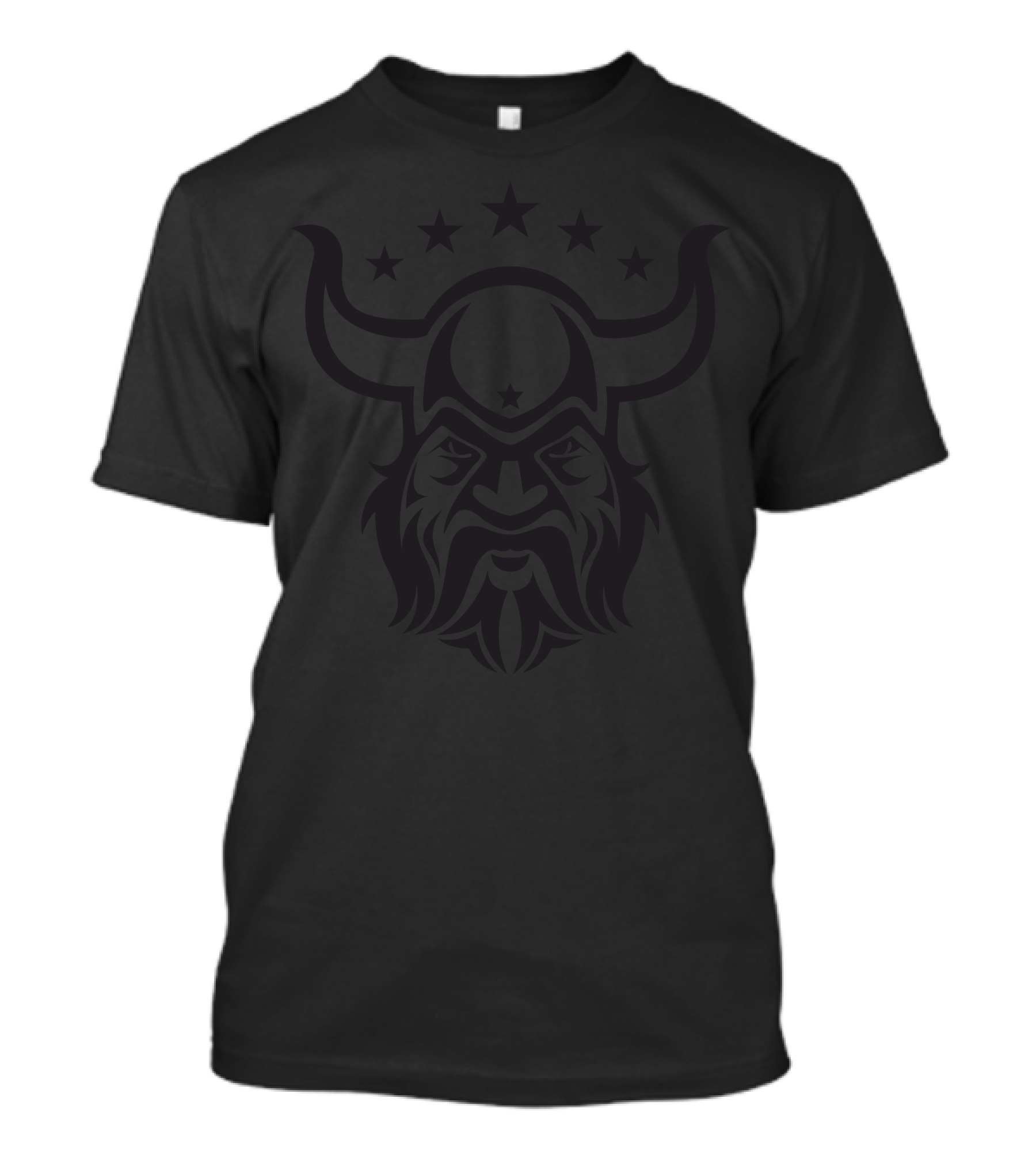 Viking Warrior Helmet With Stars T-Shirt