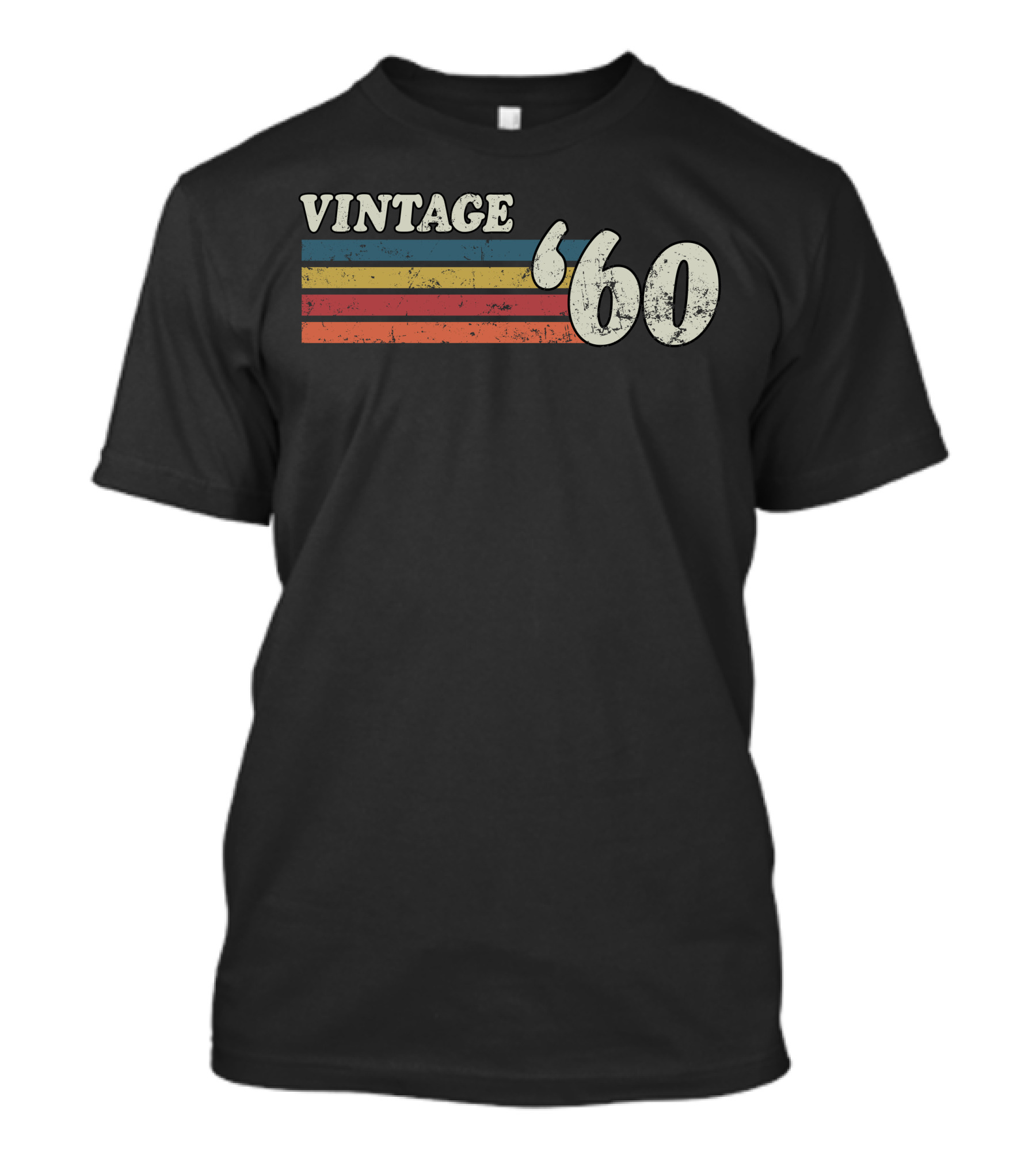 Vintage '60 Retro Stripes Classic T-Shirt