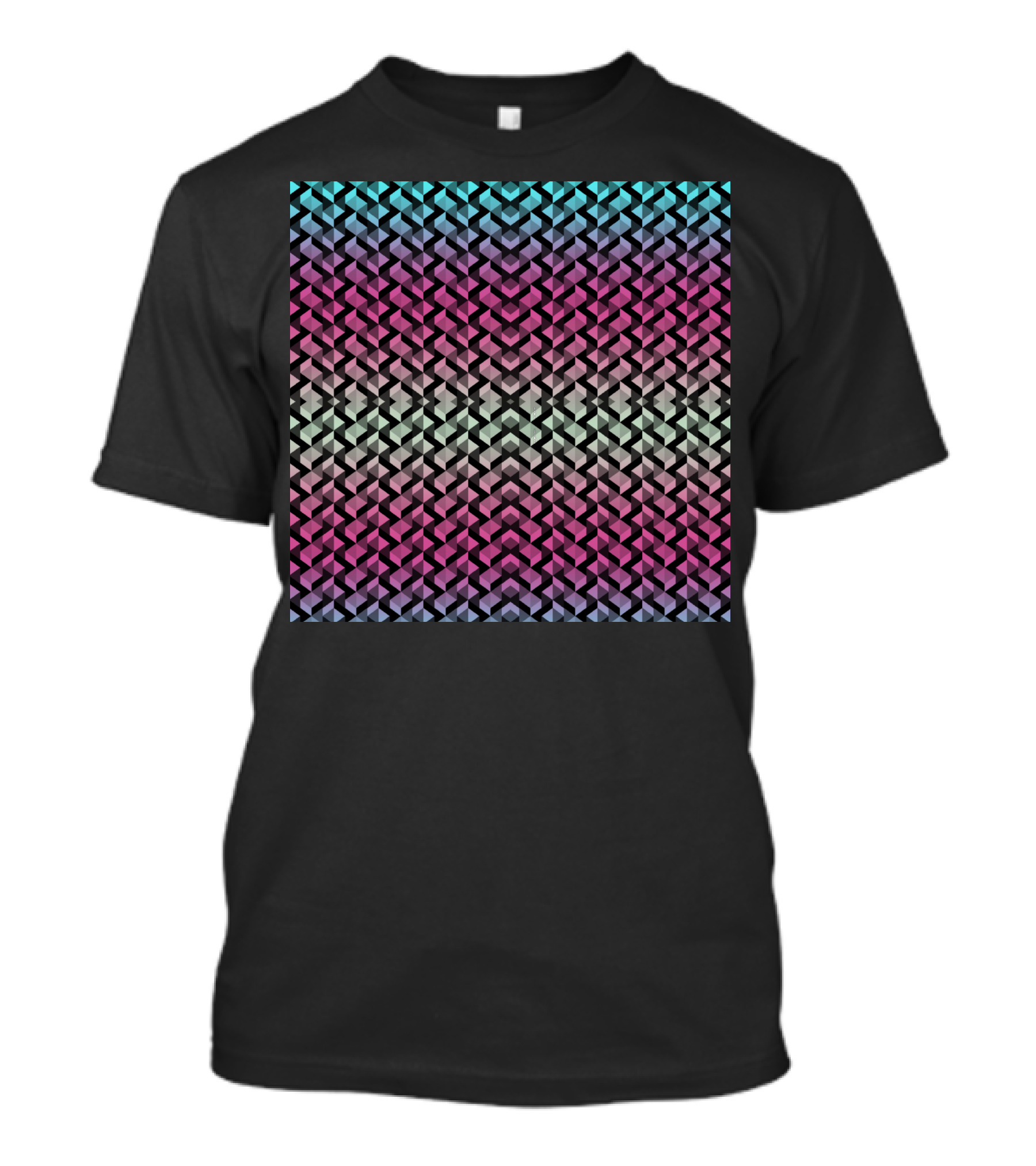 Geometric Vivid Wallpaper Pastel T-Shirt