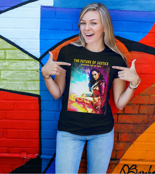 The Future Of Justice Begins With Her WW1984 T-Shirt