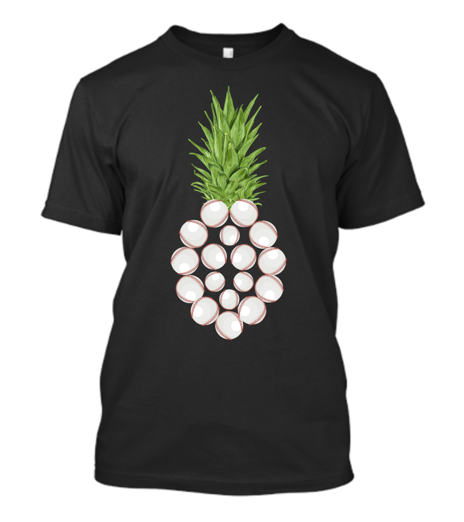 Pineapple Made Of Baseballs T-Shirt