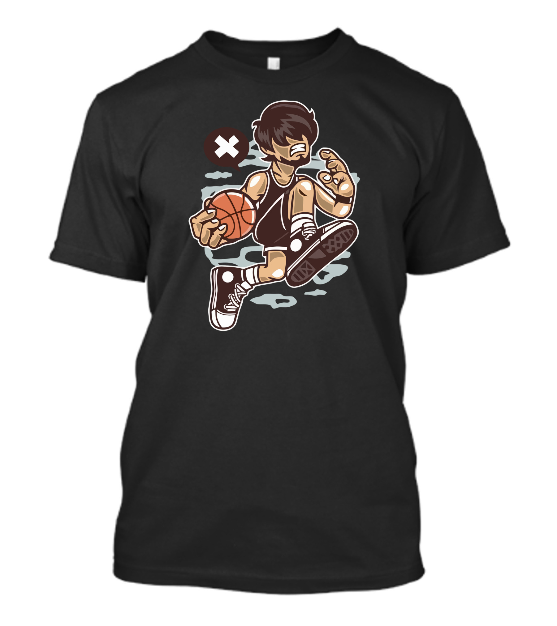 Basketball Player In Action Sneakers Mood T-Shirt
