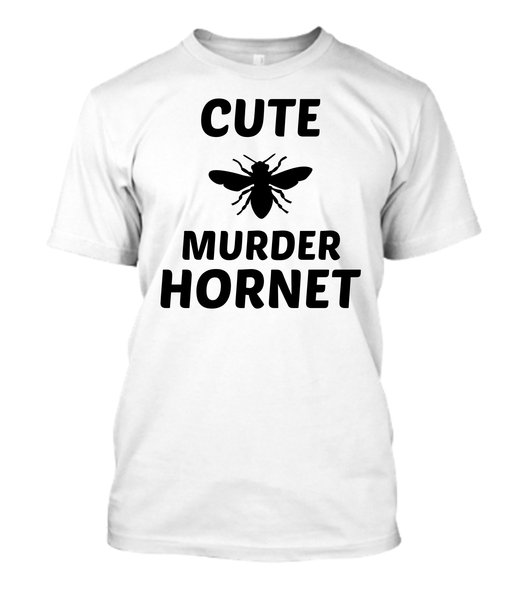 Cute Black Silhouette Murder Hornet T-Shirt