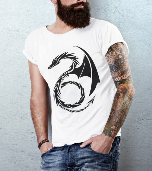 Destructor Dragon Coil Serpent T-Shirt