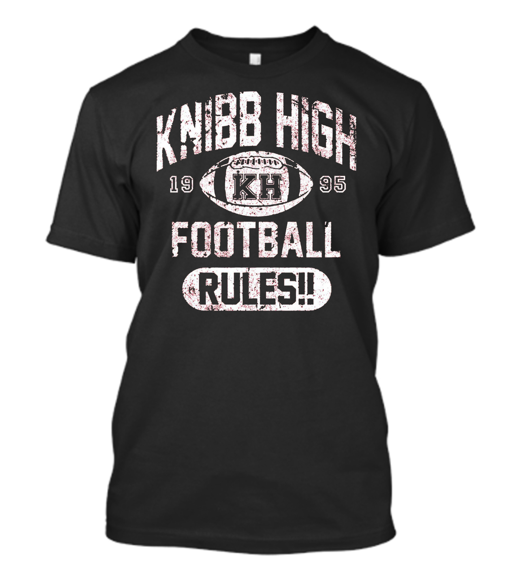Knibb High 1995 KH Football Rules T-Shirt