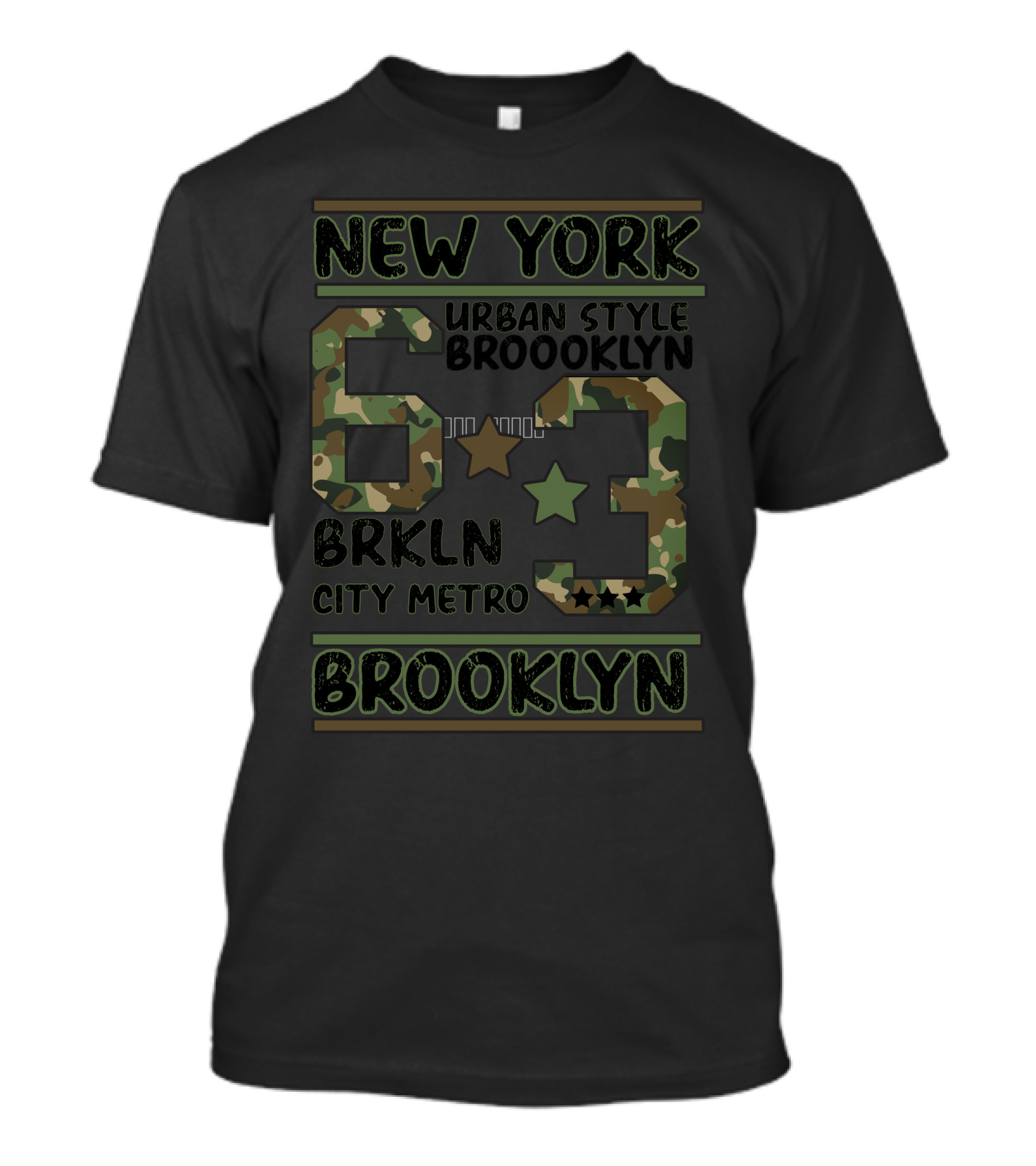 NEW YORK URBAN STYLE BROOKLYN 63 BRKLN CITY METRO BROOKLYN T-Shirt